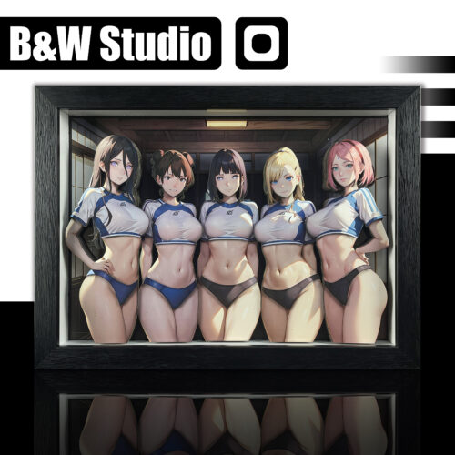 Konoha Girls Track&Field 3D Painting