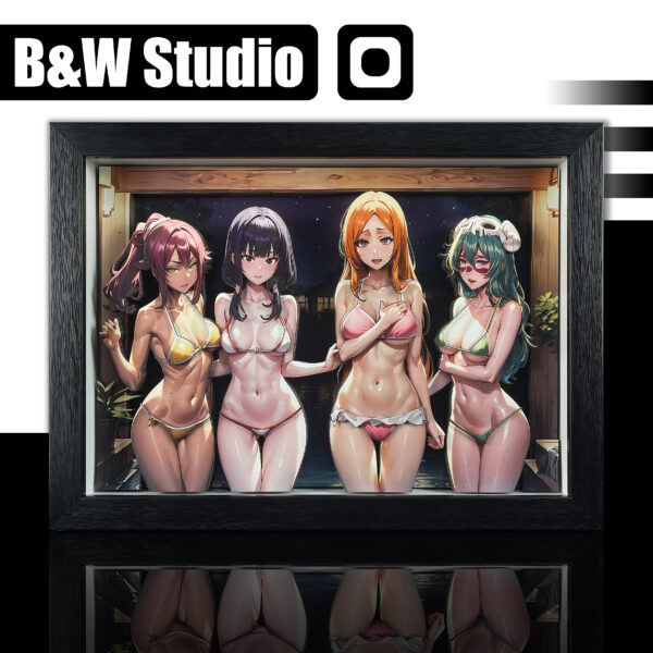 Bleach Girls Hot Spring 3D Painting