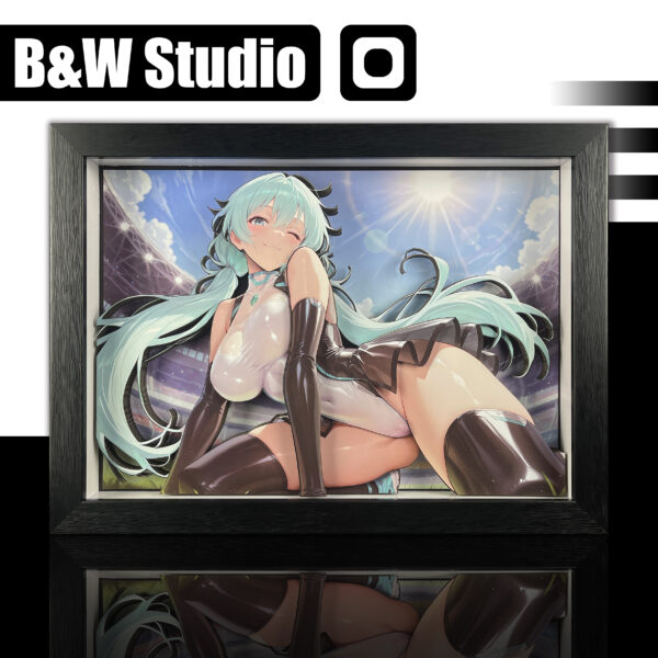 Hatsune Miku Racing 3D Painting