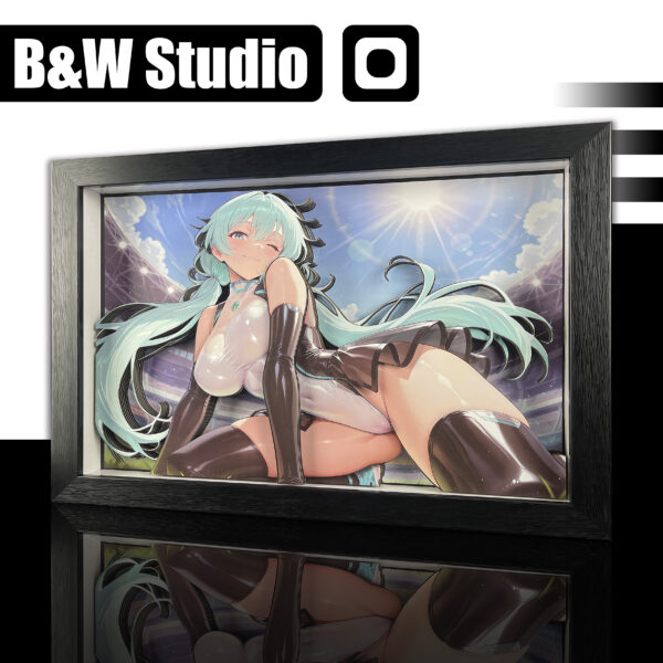 Hatsune Miku Racing 3D Painting