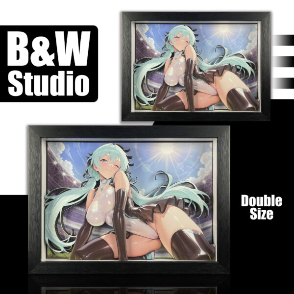 Hatsune Miku Racing 3D Painting