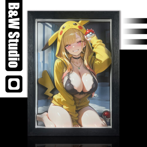 Pikachu Girls-Kitagawa Marin 3D Painting