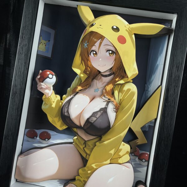 Pikachu Girls-Inoue Orihime 3D Painting