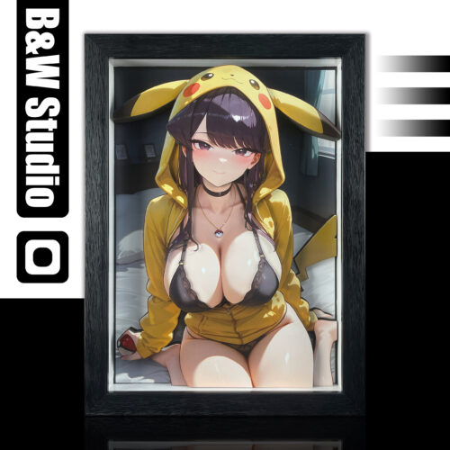 Pikachu Girls-Komi Shouko 3D Painting