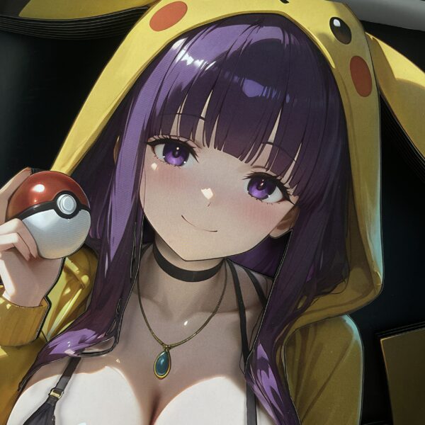 Pikachu Girls-Fern 3D Painting