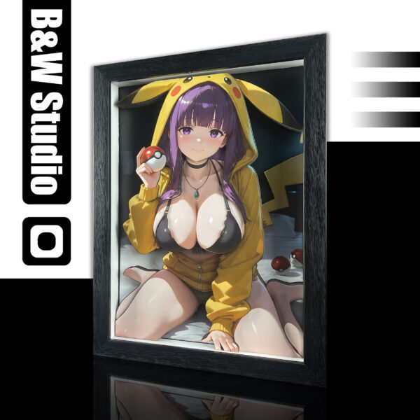 Pikachu Girls-Fern 3D Painting