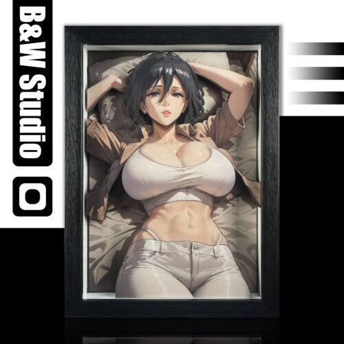 Mikasa Ackerman 3D Painting