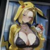Pikachu Girls-Android 18 3D Painting
