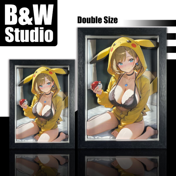 Pikachu Girls-Serena 3D Painting