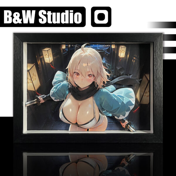 Okita Souji 3D Painting