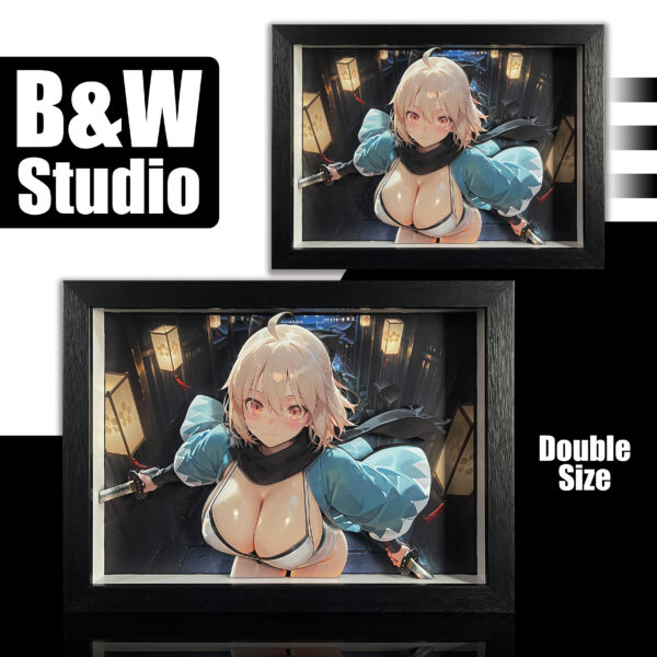 Okita Souji 3D Painting