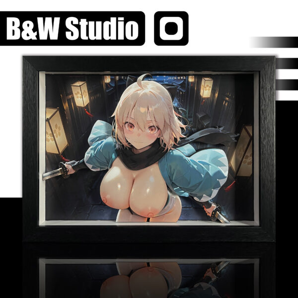 Okita Souji 3D Painting