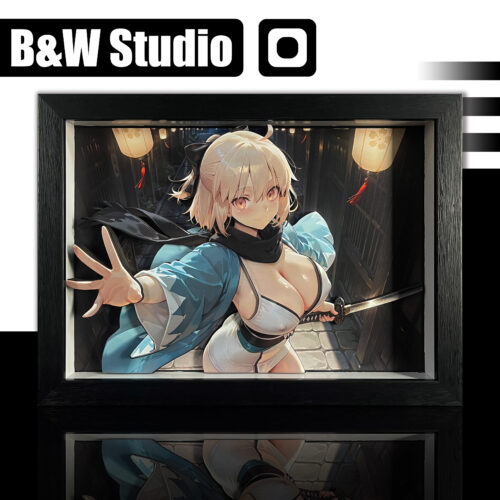 Okita Souji 3D Painting