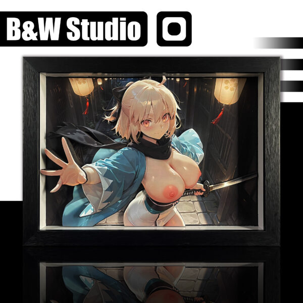 Okita Souji 3D Painting